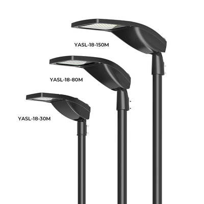 Đèn led đường nhôm nhôm 4000K 80 watt Ra70 màu xám cho đường chính