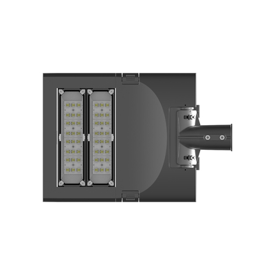 Khu vực công cộng Nhôm Led Street Light 2 Mô-đun ống kính Xám Đen