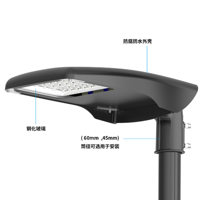 60w IP66 Chống nước ngoài trời Smd Street Road Light Nhôm đúc