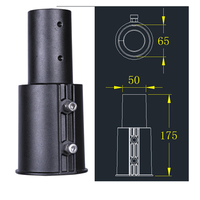 Bộ phận đúc khuôn ADC12 A380 Bộ phận đèn đường Bộ chuyển đổi 60mm sang 80mm