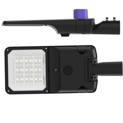 φ60mm Installation Pipe Dia 120 độ Beam Angle Street Light Đèn LED nhôm Lỗ lỏng
