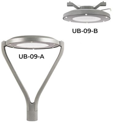 Die Casting Aluminium Led Pole Top Light 30w 40w 60w 90w 100w Garden Lighting Pole Mounted Fixture