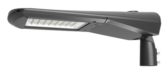 Có thể tắt 120lm / W 3000k Ra80 IK08 Die Casting Aluminium Led Street Light IP66 Màu đen cho đường chính