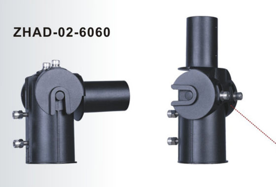 Die Casting nhôm 60mm đèn LED Street Light Adapter Bracket Đèn có thể điều chỉnh cánh tay